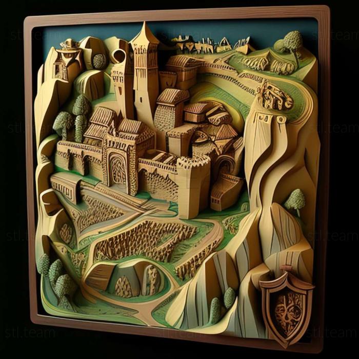 3D модель Игра Крепость королевств (STL)